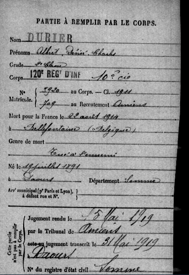 DURIER Albert