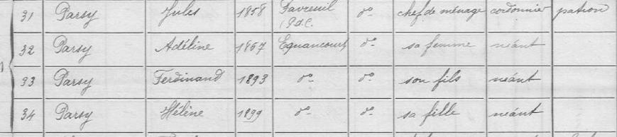 equancourt 1911 parsy rue du grand jardin