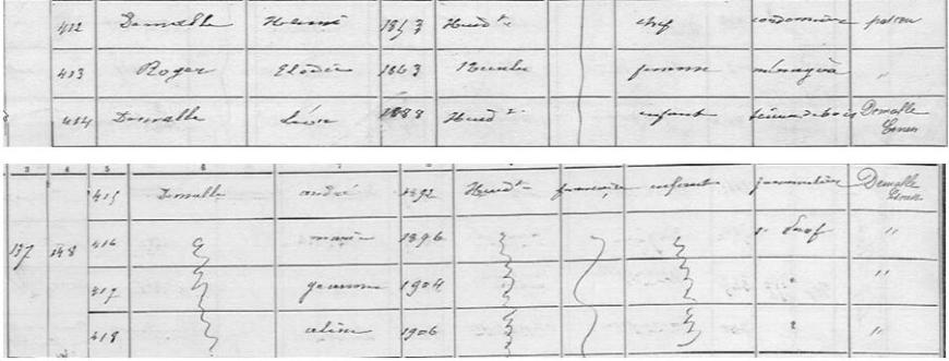 heudicourt 1911 DEMALLE rue de revelon