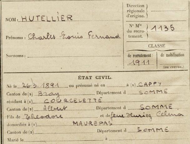 huttelier ad somme extrait etat civil