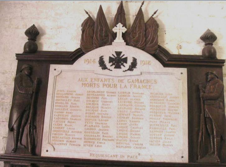 plaque eglise gamaches menival
