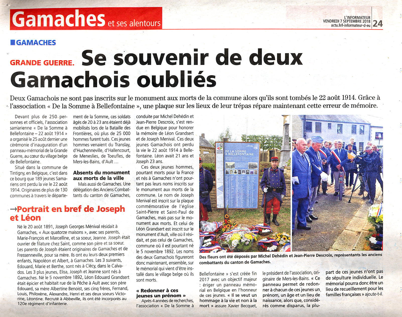 informateur gamaches