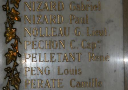 Enghien les Bains plaque commemorative mairie (detail)