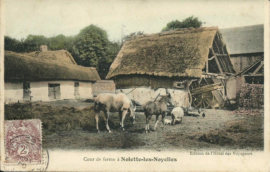 Nolette (hameau de Noyelles-sur-Mer) cour de ferme