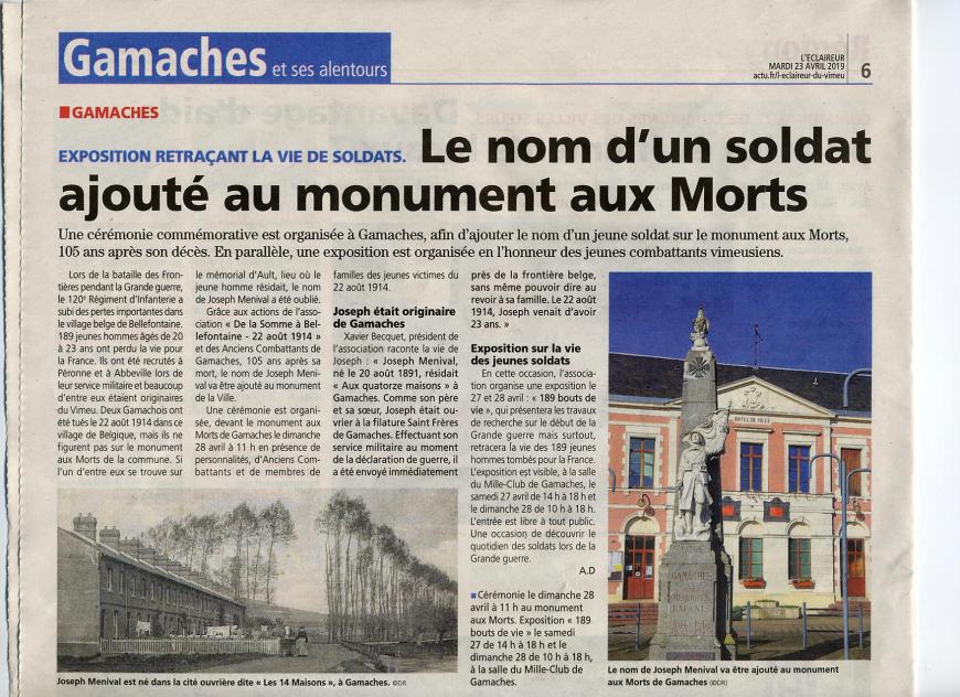 eclaireur expo gamaches