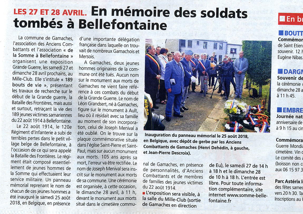 informateur 19 avril 2019 expo gamaches