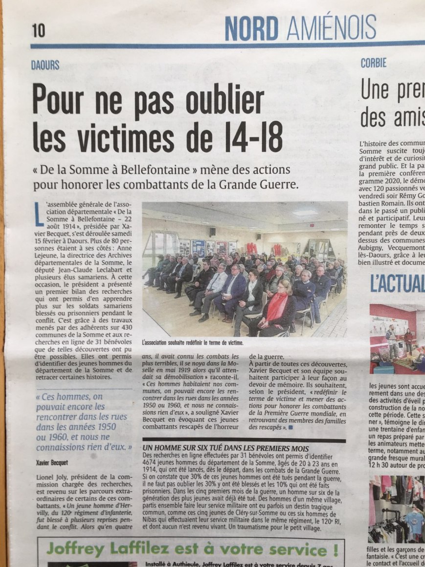 courrier picard samedi 22 02 2020